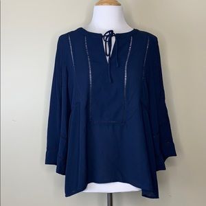 Layered with Love | Blue Bell Arm Blouse M